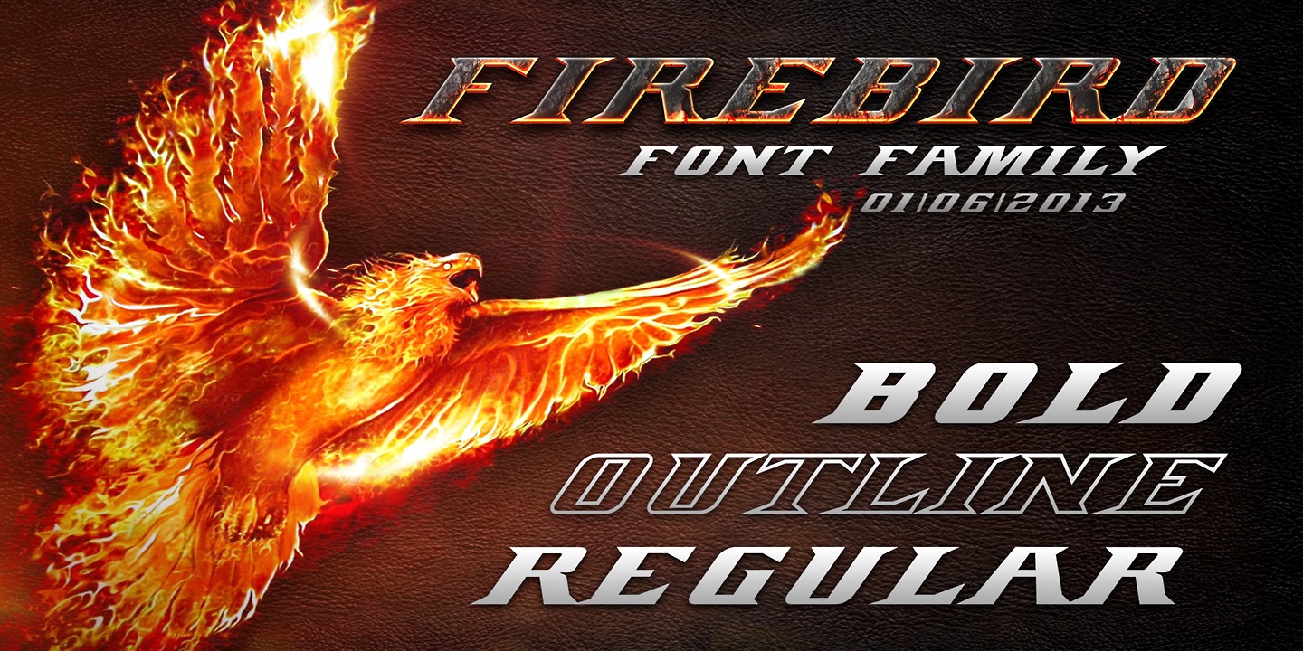 Firebird Bold Font preview